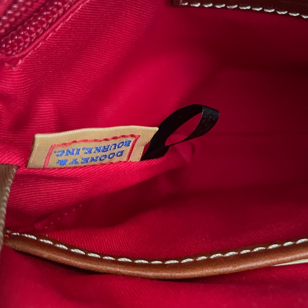 🎉HP🍂Dooney & Bourke Pebble Grain Mini Domed Crossbody, Caramel